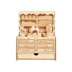 Maquette en bois Kigumi Boulangerie - Kiki la petite sorcière