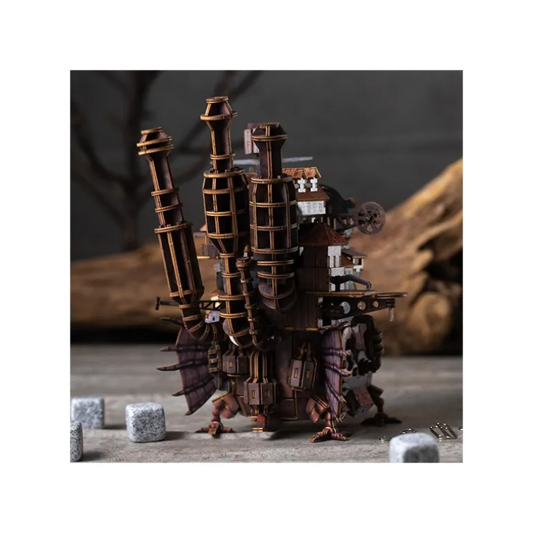 Maquette en bois Kigumi Château de Hauru - Le Château ambulant