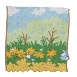 Mini Serviette Course Totoro bleu & blanc 25x25 cm - Mon Voisin Totor