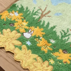 Mini Serviette Course Totoro bleu & blanc 25x25 cm - Mon Voisin Totor