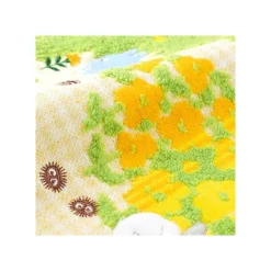 Mini Serviette Fleurs Jaunes 25x25 cm - Mon voisin Totoro