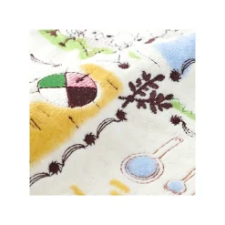 Mini Serviette Habitants du Château 25x25 cm - Le Château ambulant