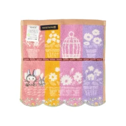 Mini Serviette Jiji et ses fleurs préférées 25x25 - Kiki la petite so