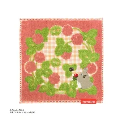 Mini Serviette rose Le préféré de la forêt - Mon Voisin Totoro 23×23