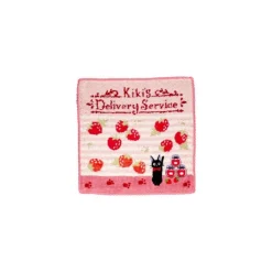 Mini Serviette rose L’heure du Goûter - Kiki la petite sorcière 23×23
