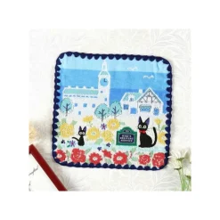 Mini Serviette Rues de Paris 25x25 cm - Kiki la petite sorcière