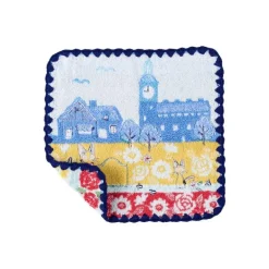 Mini Serviette Rues de Paris 25x25 cm - Kiki la petite sorcière