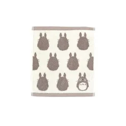 Mini Serviette Silhouette Totoro Gris 33x36 cm - Mon Voisin Totoro