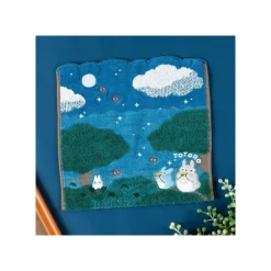 Mini Serviette Sous la lune 25x25 cm - Mon Voisin Totoro