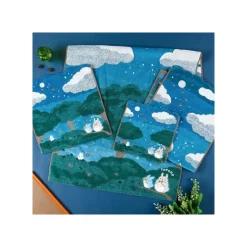 Mini Serviette Sous la lune 25x25 cm - Mon Voisin Totoro