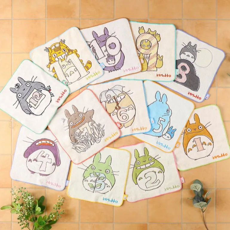 Mini Serviette Totoro anniversaire 10 25x25 cm - Mon Voisin Totoro