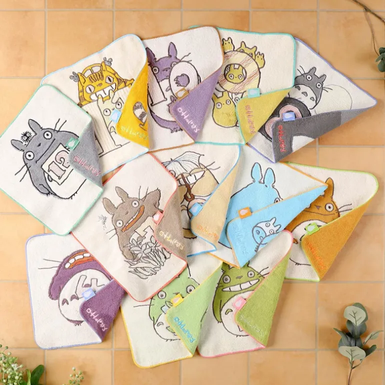 Mini Serviette Totoro anniversaire 10 25x25 cm - Mon Voisin Totoro