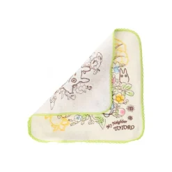 MinI Serviette Totoro Bouquet de Printemps 25X25 cm - Mon Voisin Toto