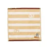 Mini Serviette Totoro Rayures Beige 25x25cm - Mon voisin Totoro