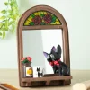Miroir Jiji devant la glace - Kiki la petite sorcière