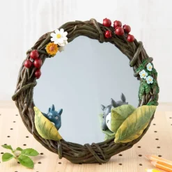 Miroir Totoro Guirlande de fleurs- Mon Voisin Totoro