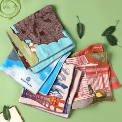 Mouchoir Imabari Château de Hauru 40x40 cm - Le Château ambulant