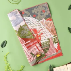 Mouchoir Imabari Maison de Satsuki & Mei 40x40 cm - Mon Voisin Totor