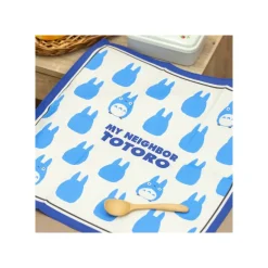 Mouchoir Silhouette Totoro Bleu 43 x 43 cm - Mon Voisin Totoro