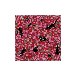 Papier Chiyogami Jiji & Fleurs - Kiki la petite sorcière