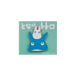 Pins Totoro Bleu et Blanc Gros Plan – Mon Voisin Totoro