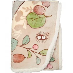 Plaid Feuilles et noisettes 70x100 cm - Mon Voisin Totoro