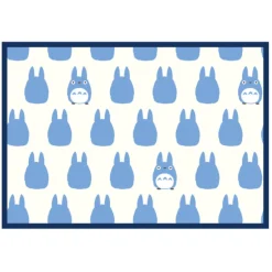 Plaid Silhouette Totoro Bleu 70x100 cm - Mon Voisin Totoro