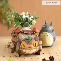 Planter Totoro Gris & wagon Chatbus - Mon Voisin Totoro