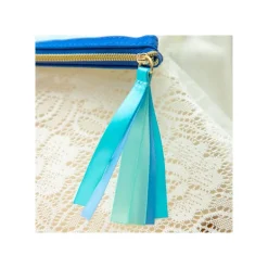 Pochette transparente brodée - Le Château dans le ciel