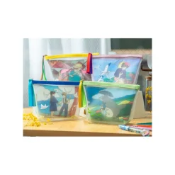 Pochette transparente brodée - Mon Voisin Totoro