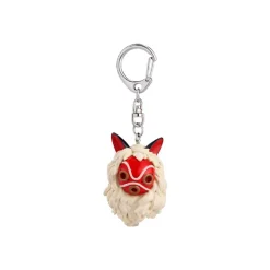 Porte-Clés Masque de San et Kodama - Princesse Mononoké