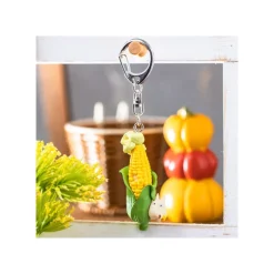 Porte-Clés Noiraude et épi maïs avec Totoro - Mon Voisin Totoro