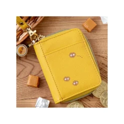 Porte-Monnaie Jaune Totoro patchs - Mon Voisin Totoro