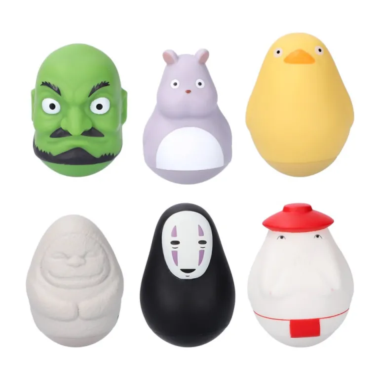 Pose Collect Assort. de 6 Figurines Roly-poly - Le Voyage de Chihiro
