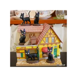 Pose Collection Assort. de 6 Figurines Jiji – Kiki la petite sorcière