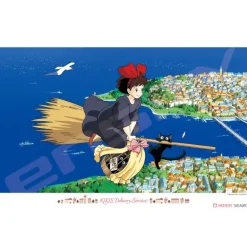 Puzzle 1000P Kiki dans le ciel - Kiki la petite sorcière