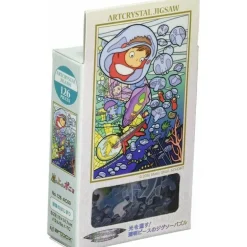 Puzzle Vitrail 126P Ponyo sous la mer - Ponyo sur la falaise