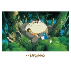 Puzzle Vitrail 500P Une sieste avec Totoro - Mon Voisin Totoro