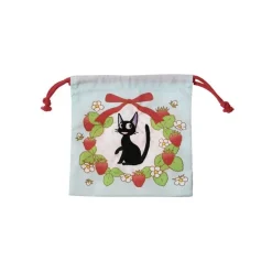 Sacoche à cordon Jiji Fraises 20 x 19 cm - Kiki la petite sorcière