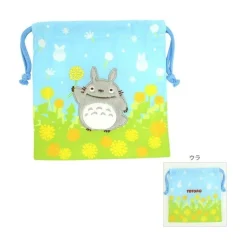 Sacoche à cordon Totoro Fleurs 20 x 19 cm - Mon Voisin Totoro