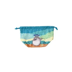 Sacoche à Gousset Totoro sous la pluie 17 x 26 cm - Mon Voisin Totoro