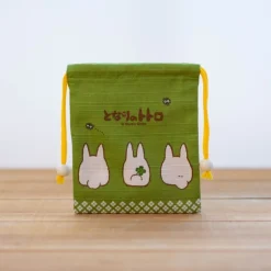 Sacoche Tissu Verte Totoro Blanc - Mon Voisin Totoro