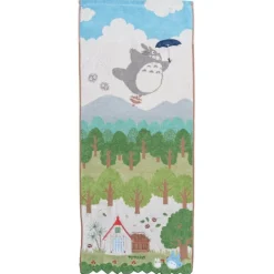 Serviette Totoro dans le ciel 34x80 cm - Mon Voisin Totoro