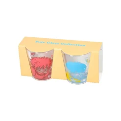 Set 2 Verres Ponyo & Sosuke - Ponyo sur la falaise