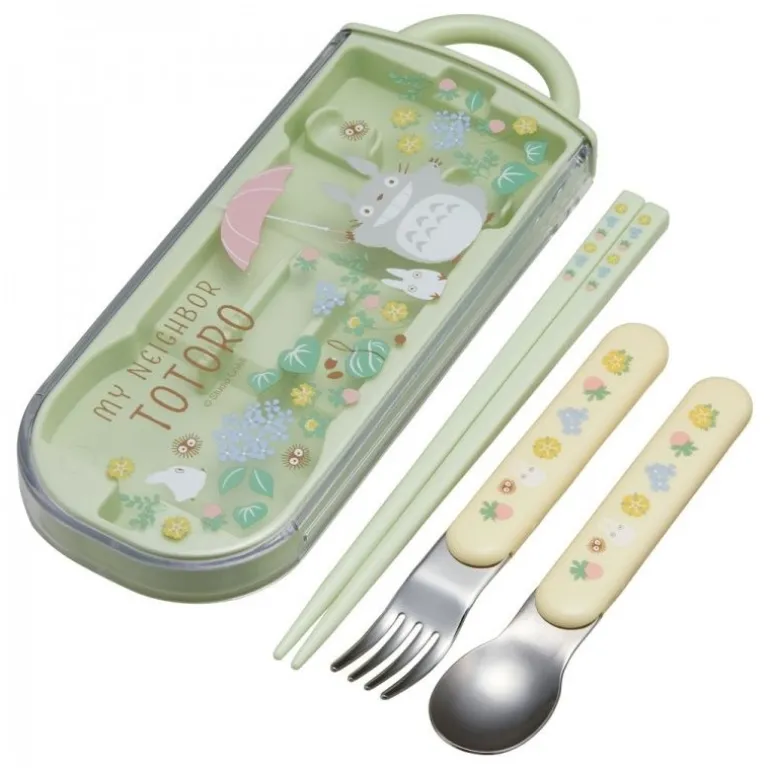 Set Baguettes Cuillère Fourchette Totoro Parapluie - Mon Voisin Totor