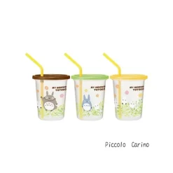 Set de 3 Verres avec Pailles - Mon Voisin Totoro