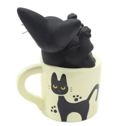 Soliflore Jiji dans sa tasse - Kiki la petite sorcière