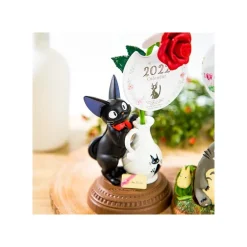 Statue Jiji et rose - Kiki la petite sorcière