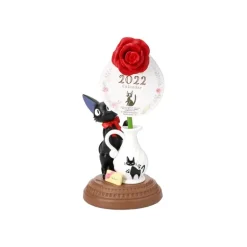 Statue Jiji et rose - Kiki la petite sorcière