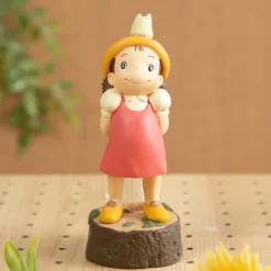 Statue Soliflore Mei & Totoro Blanc - Mon Voisin Totoro